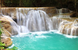 Huay Mae Khamin, Paradise Waterfall located in deep forest of Th