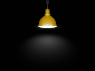 yellow lamp