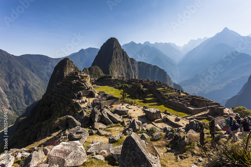 Machu Picchu, Peruvian  Historical Sanctuary  and a World Herita photo