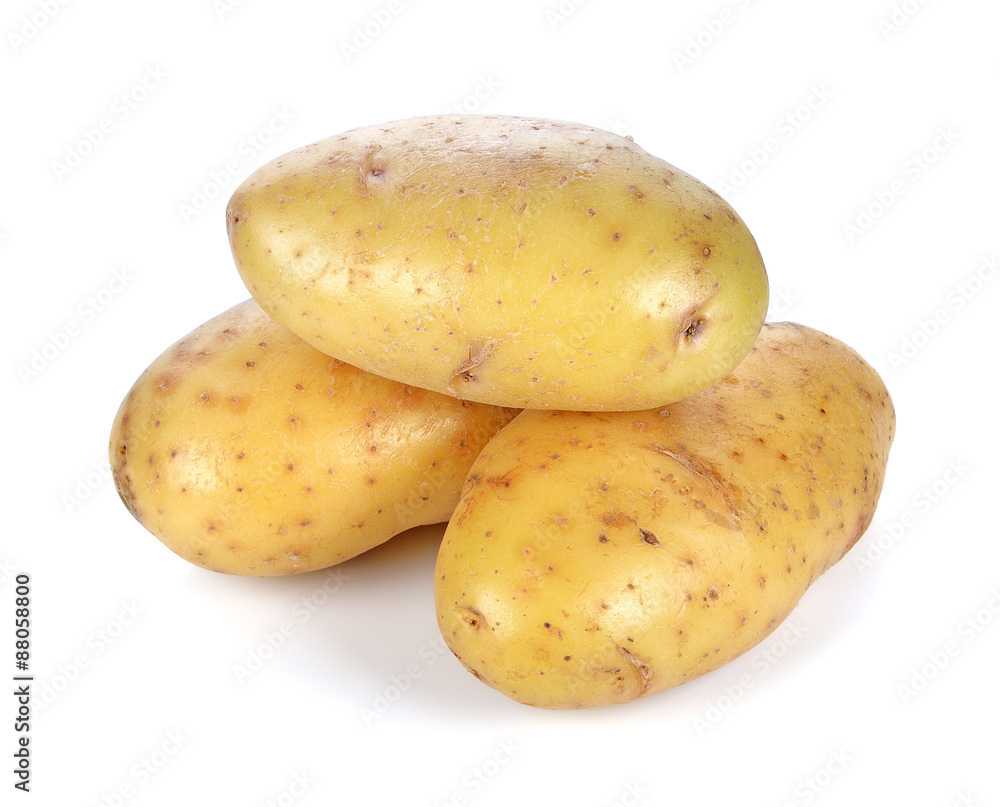 potato isolated on white background potato isolated on white background