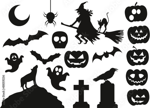 Vektorpaket Halloween