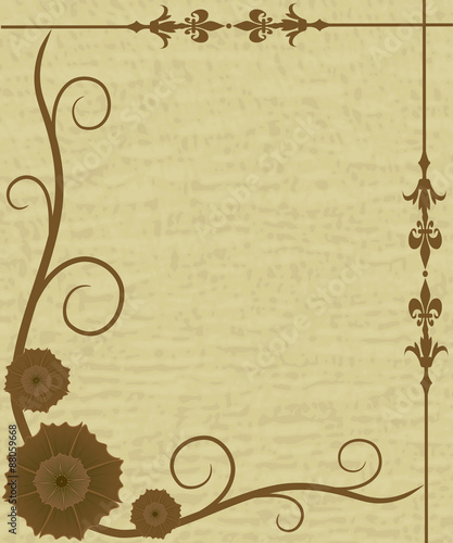 Flower frame.