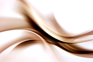 Acrylglasbilder Themen Abstrakte braune Wellen als Hintergrund  © SidorArt