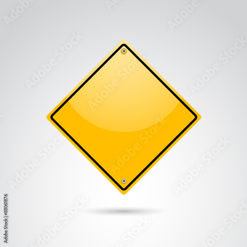 Free Download Yellow warning vector sign. - GFXLoad