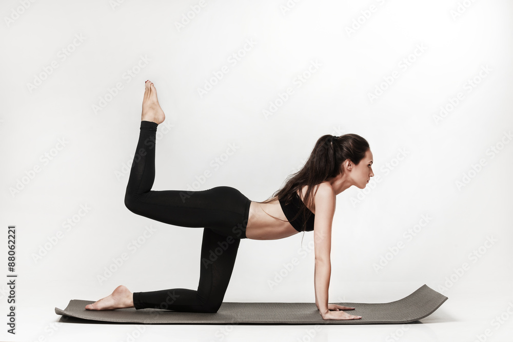 Woman doing exercises Woman doing exercises