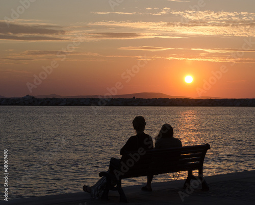 Romantic Sunset in Naxos