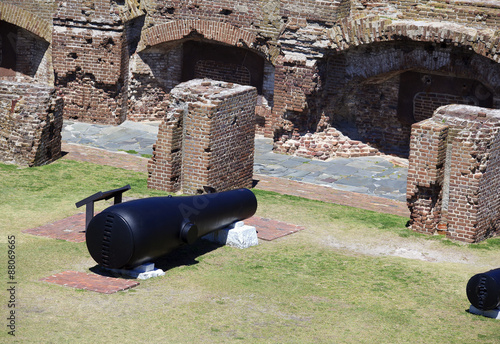 Cannon at Fort Sumter photo