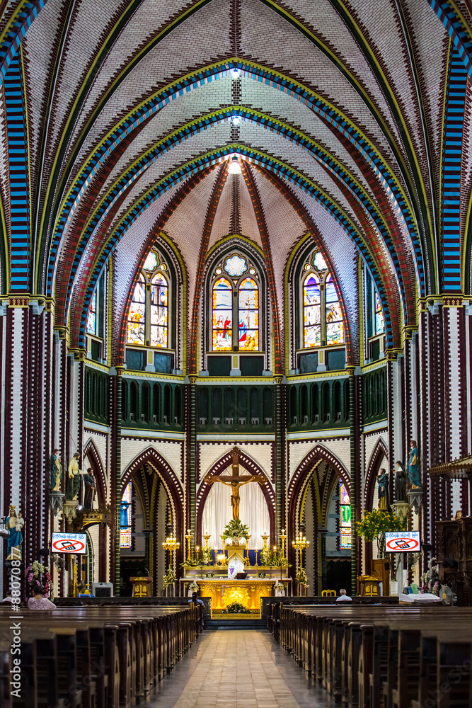 Interiors details of christ church.