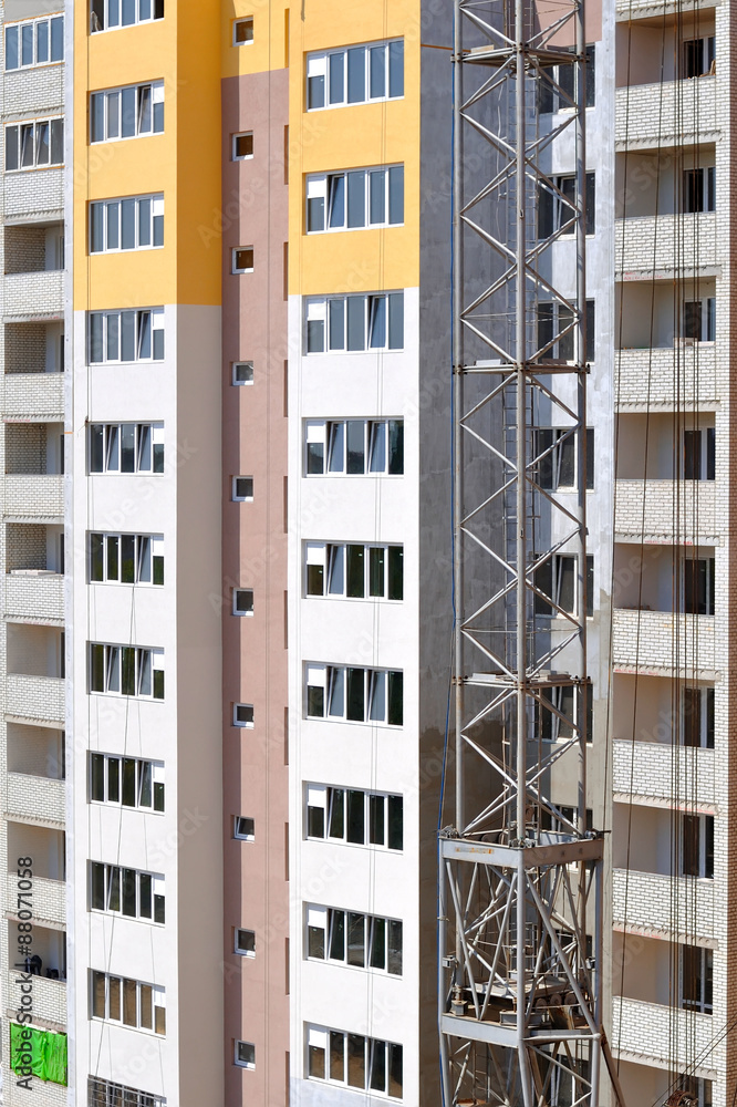 building a new block of flats building a new block of flats