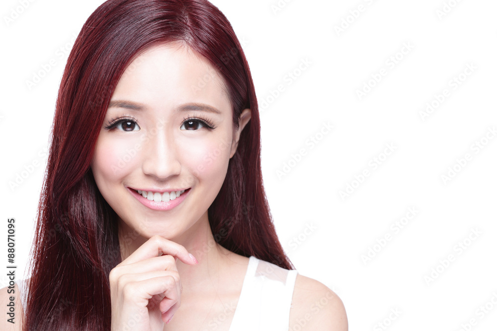 Beauty woman with charming smile Beauty woman with charming smile