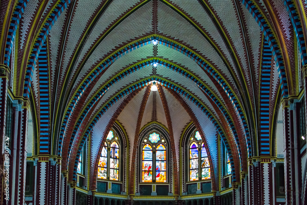 Naklejka premium Interiors details of christ church.