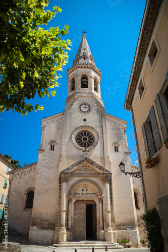 Scenes in the old village of St. Saturnin in Provence 