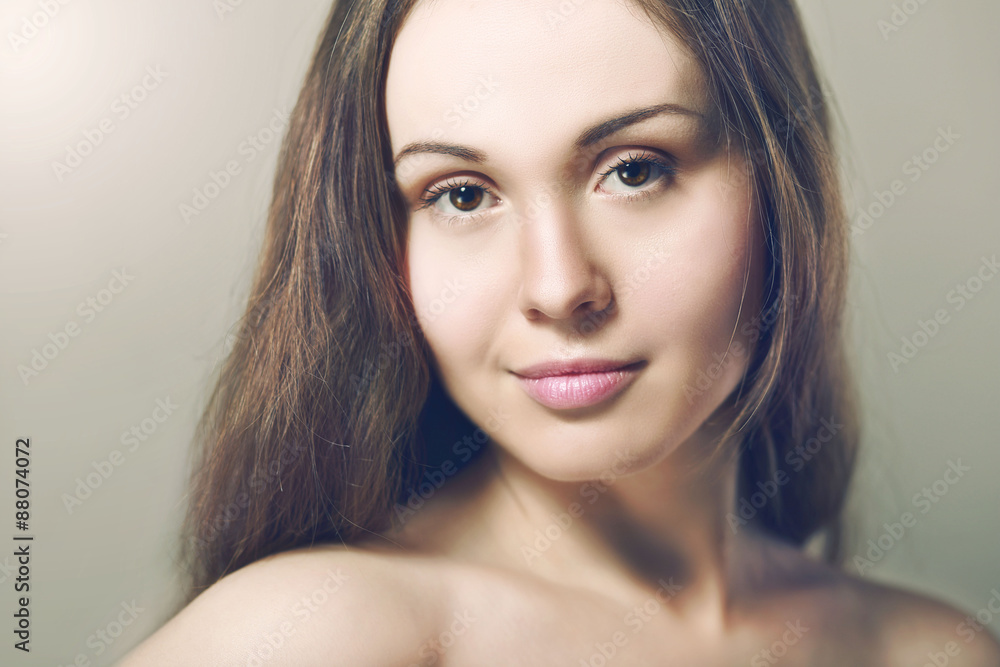 woman face closeup woman face closeup