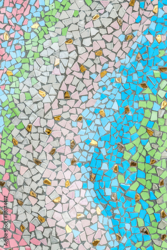 Background of color mosaic