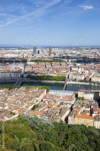 Vertical view of Lyon