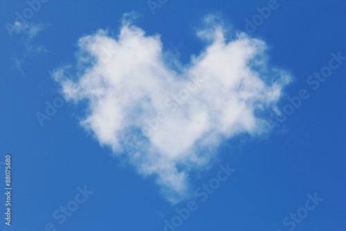 Cloud in the shape of a heart