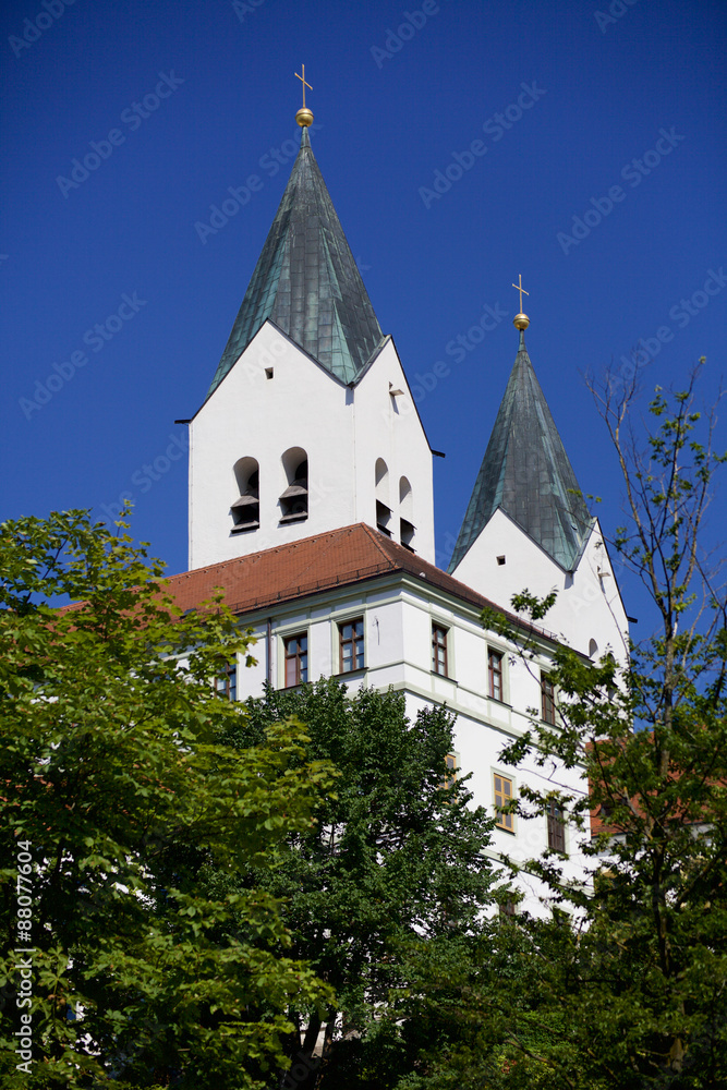 Freisinger Dom - Blick von Südwesten