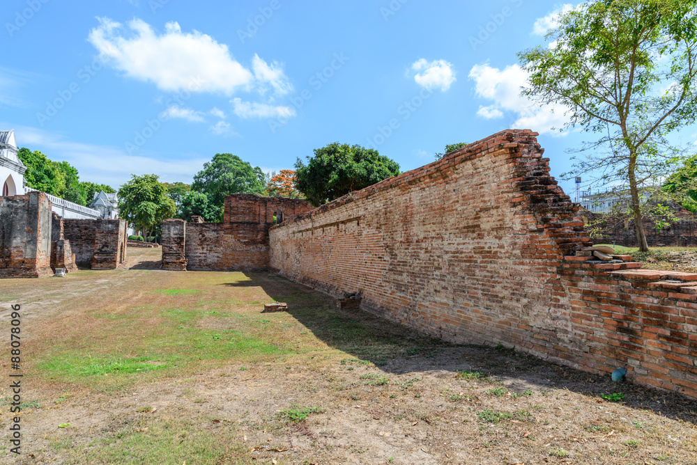 Great palace of king Narai, King of Ayutthaya kingdom.