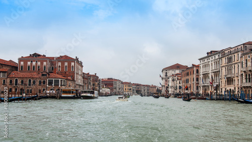 VENICE, ITALY. Panoramic view of the Grand channel photo