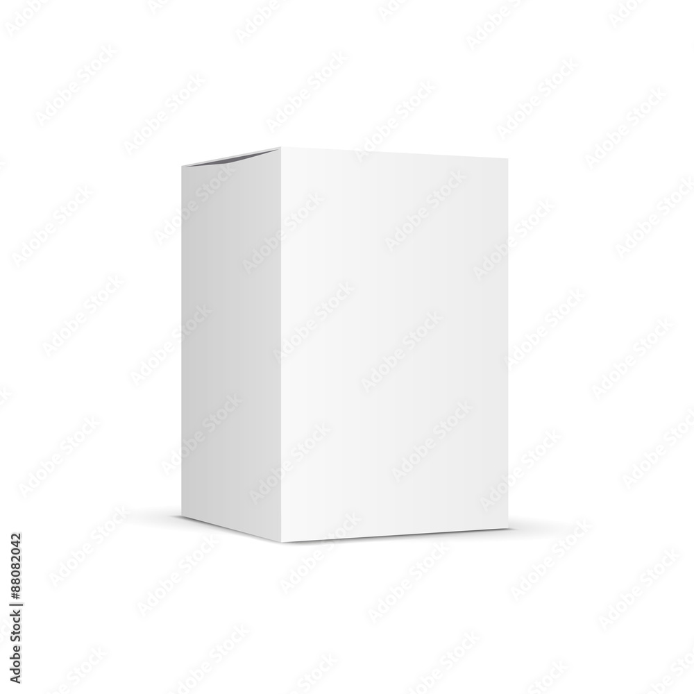 Naklejka premium Vector packaging on white background