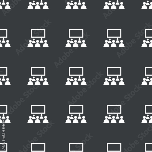 Straight black audience pattern