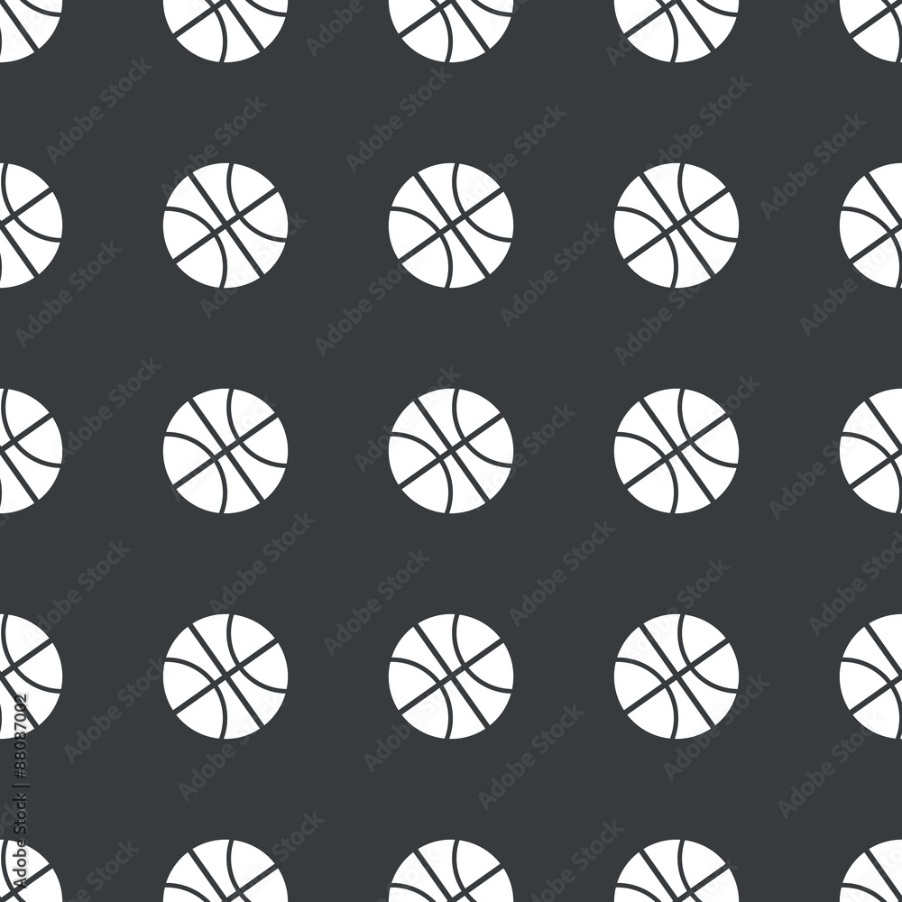Straight black basketball pattern Straight black basketball pattern