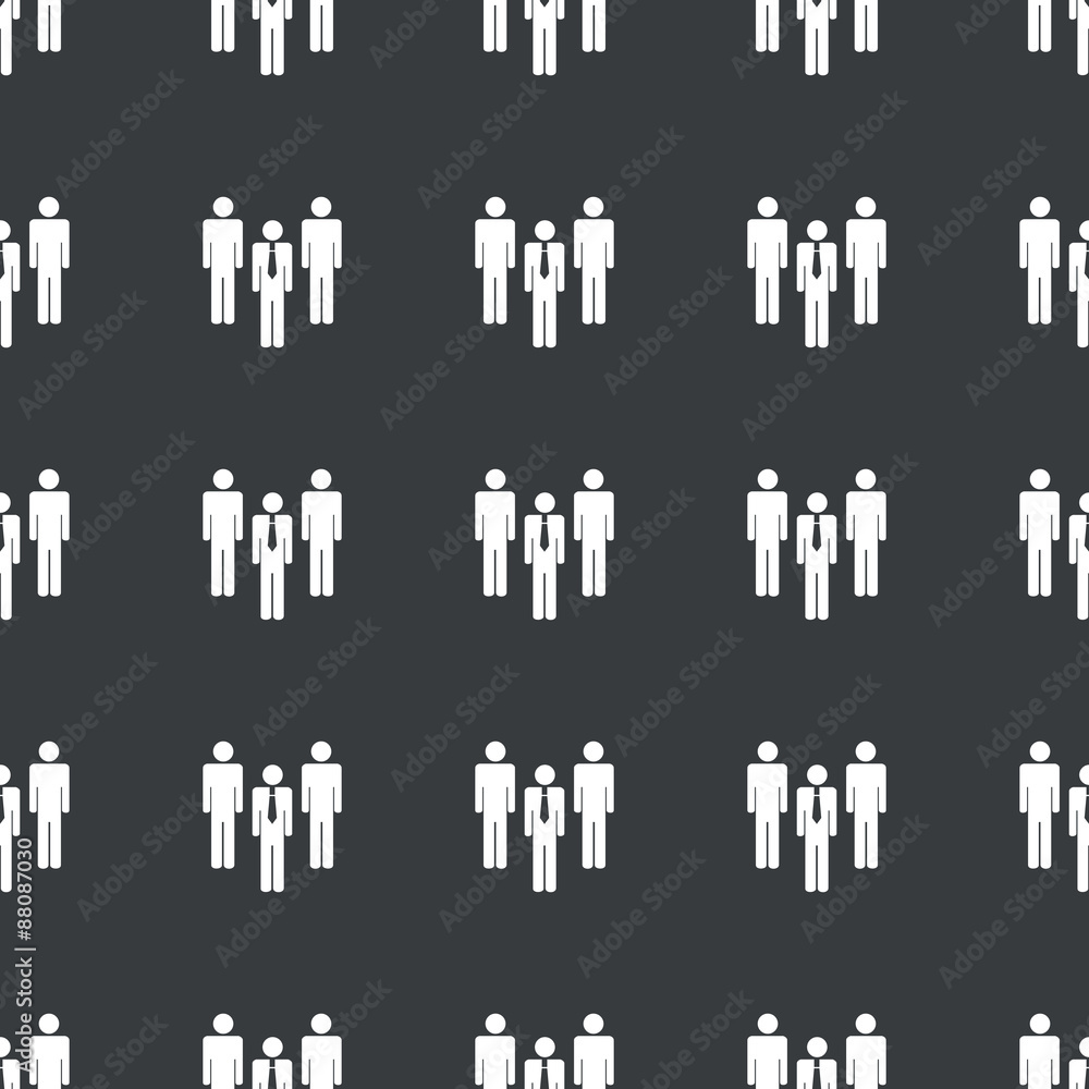 Straight black work team pattern Straight black work team pattern