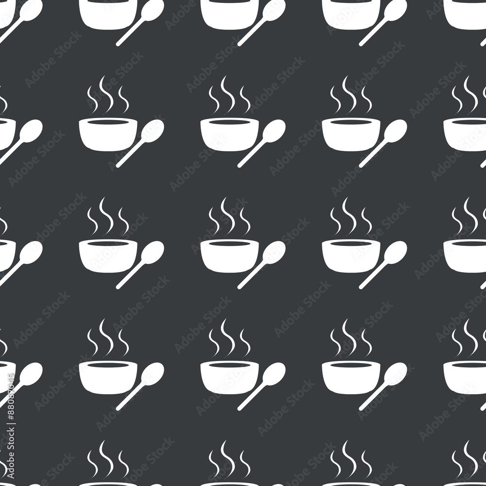 Straight black hot soup pattern Straight black hot soup pattern