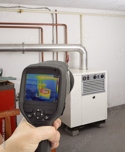 Gas Furnace Thermal Image