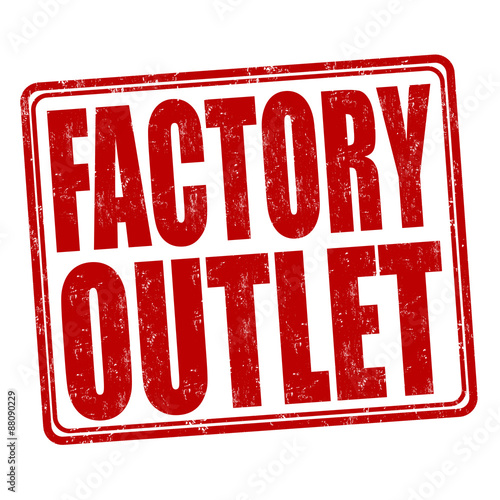 Factory outlet stamp