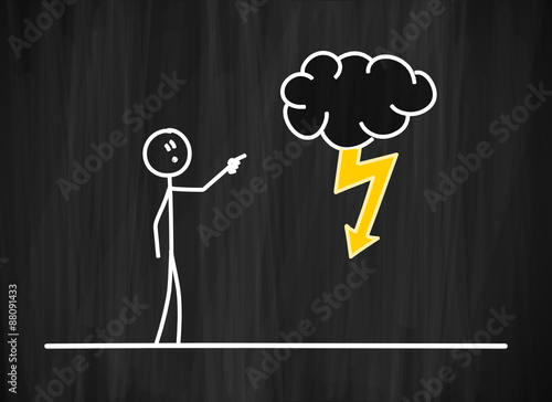 tafel mk oha wolke mit blitz I