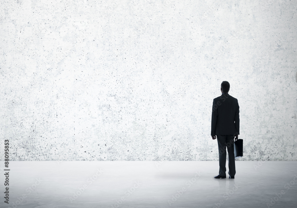 Businessman Professional Occupation Looking Standing Concept Businessman Professional Occupation Looking Standing Concept