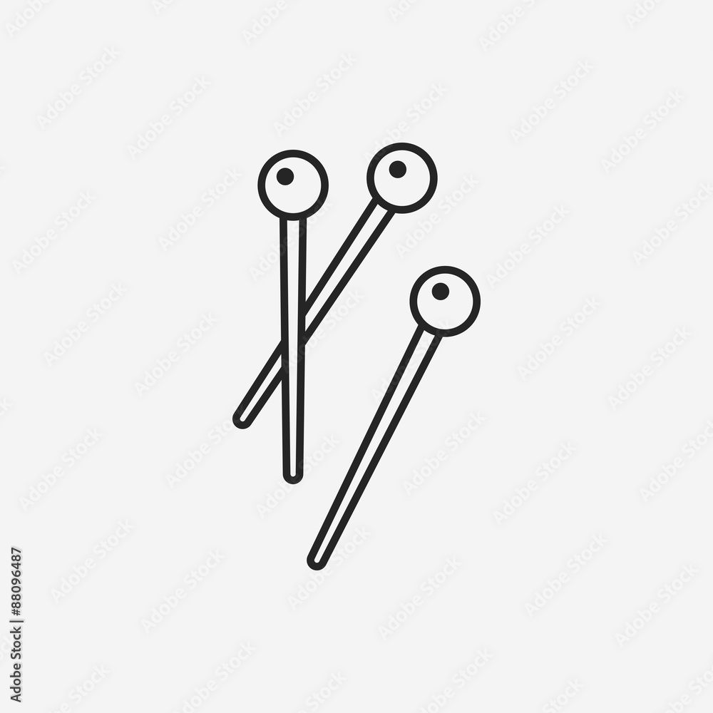 pin line icon pin line icon