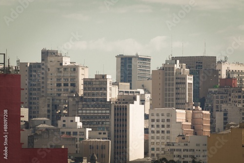 Sao paulo skyline downtown