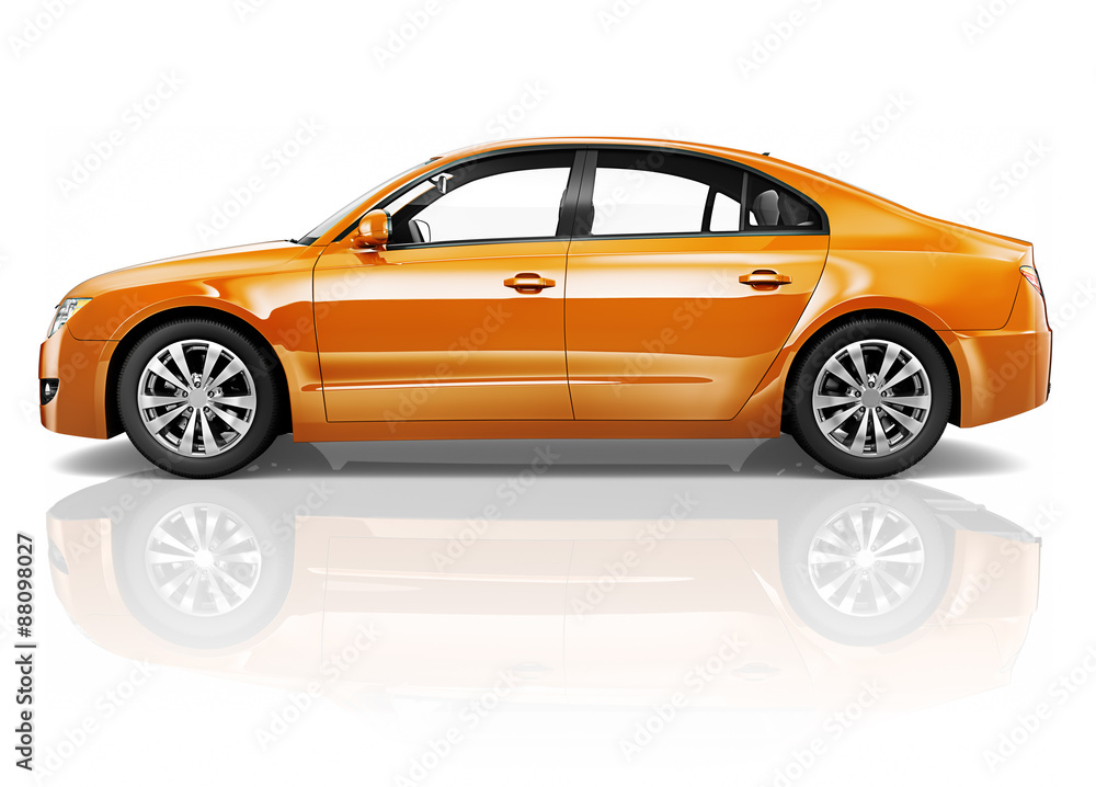 Car Vehicle Transportation 3D Illustration Concept Car Vehicle Transportation 3D Illustration Concept