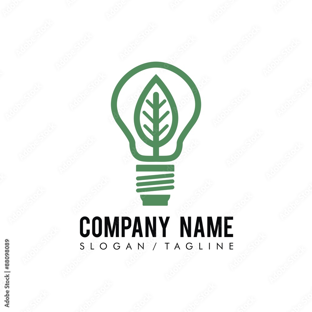 Leaf vector logo icon Leaf vector logo icon