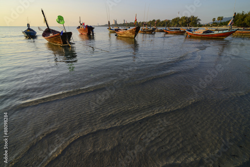 Wallpaper Mural The fishing boat old style Torontodigital.ca
