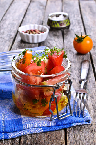 Salad of tomatoes