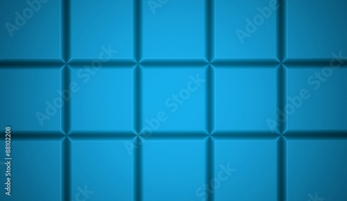 Blue abstract cubes background