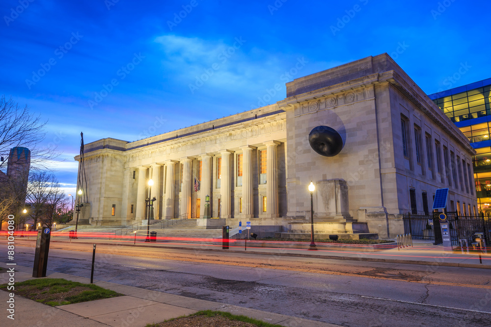 Obraz premium Central library in indianapolis