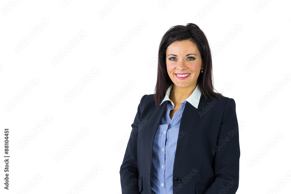 Happy businesswoman looking at camera Happy businesswoman looking at camera