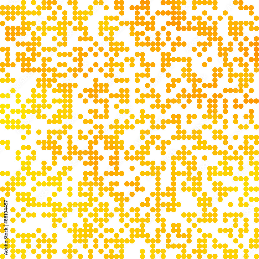 Yellow Random Dots Background, Creative Design Templates