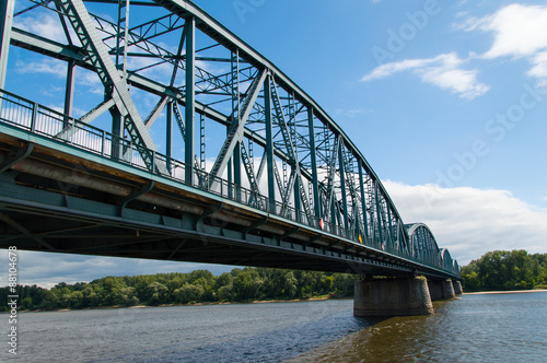 Torun famous truss bridge over Vistula river, Poland.               © Ewa Cieszyńska