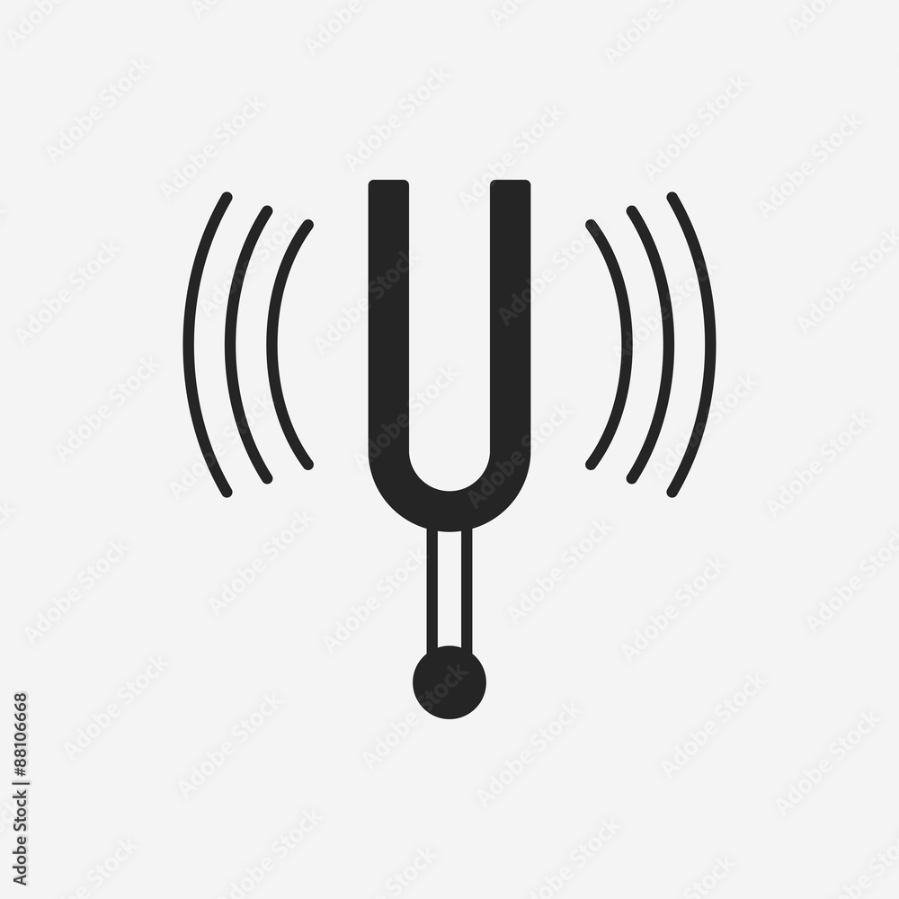 tuning fork icon tuning fork icon
