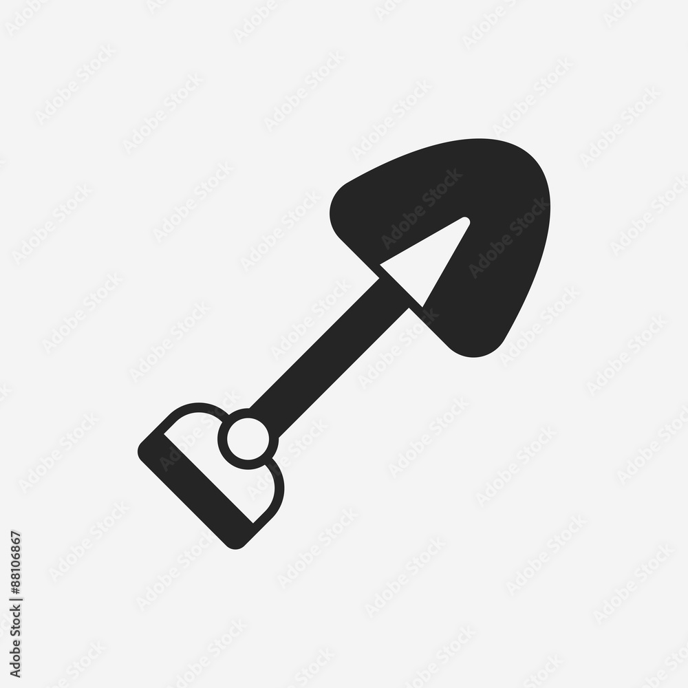 gardening shovel icon