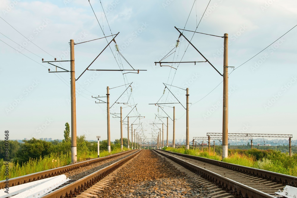 Railway track. Stock Image.