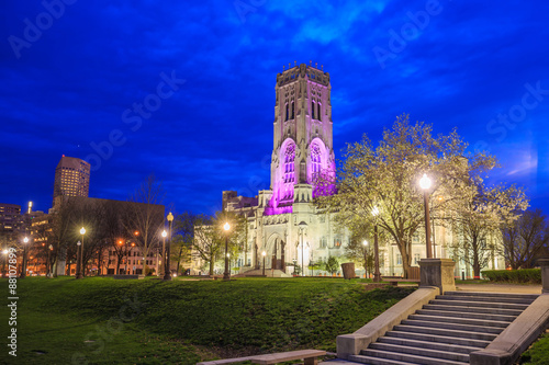 Slika na platnu Scottish Rite Cathedral in downtown Indianapolis