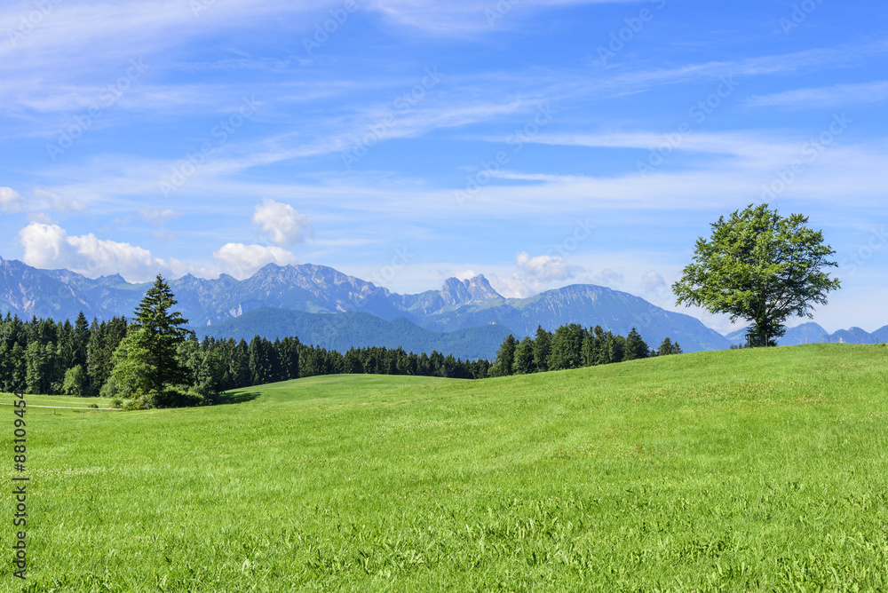 malerische Szenerie m Allgäu