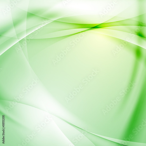 Green folder swoosh line abstract background