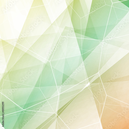 Modern hipster crumpled crystal background